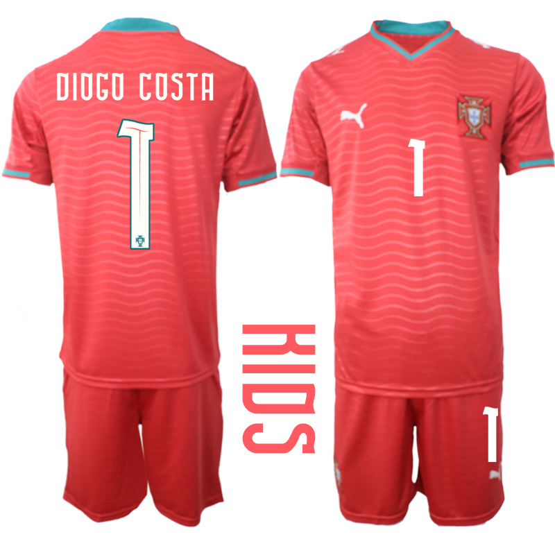 Youth Portugal home #1 style 2026 World Cup Soccer jersey->youth soccer jersey->Youth Jersey